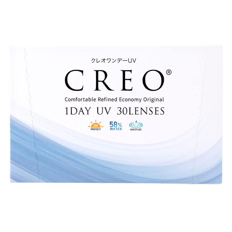 クレオワンデーUVモイスト 2枚 1箱 （1日使い捨て コンタクトレンズ ）【BC】8.7 【PRW】-10.00 高含水 うるおい UVカット フィット感