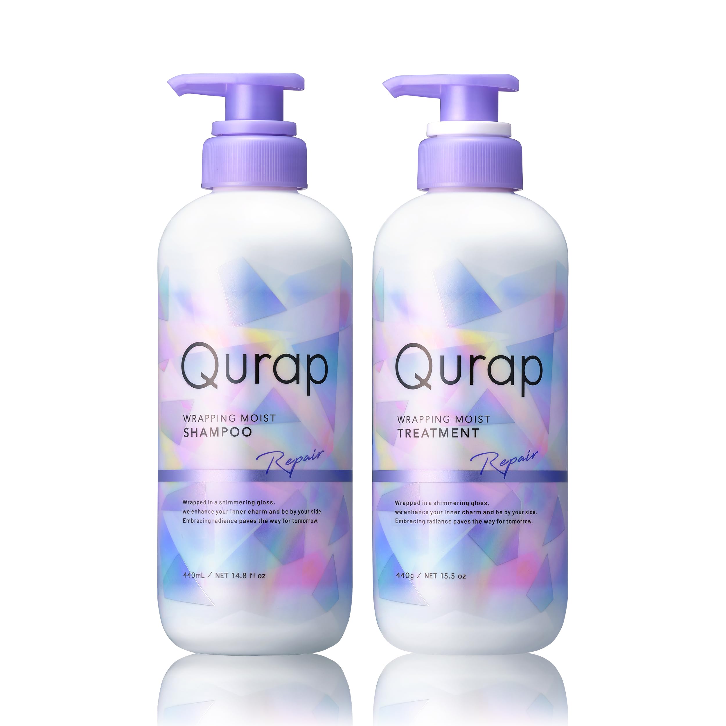 [2025夏限定] Qurap キュラップ シャンプー トリートメント セット ラッピングモイスト プリズムエディション