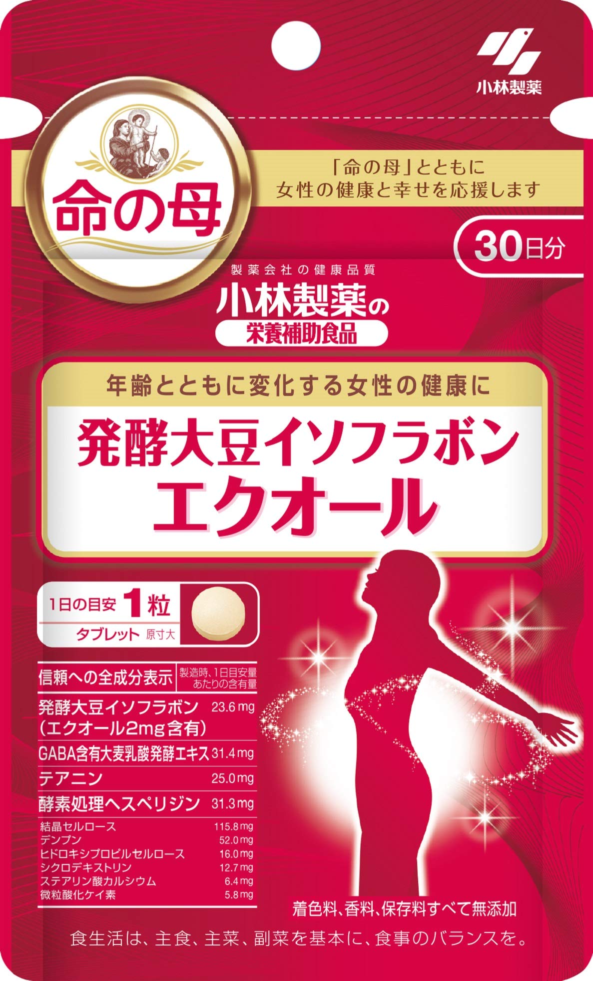 小林製薬の栄養補助食品 サプリメント 大豆イソフラボン [栄養補助食品 / 30粒 / 30日分 ]