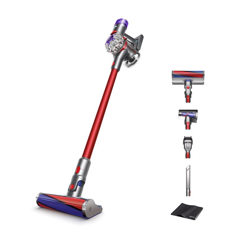 Dyson(ダイソン) コードレス掃除機 Dyson V8 Origin スティック ハンディクリーナー サイクロン (SV25 RD2 AM) 【Amazon.co.jp限定】【変わらないパワフルな吸引力。クリーニングクロス付き。】
