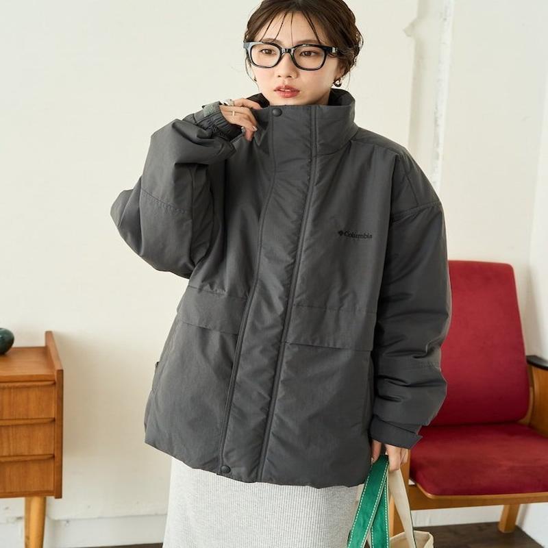 Columbia 別注W INSULATED JACKET【限定展開】 25AW フリークスストア ジャケット・アウター ダウンジャケット・ダウンベスト ブラック ベージュ グレー【送料無料】