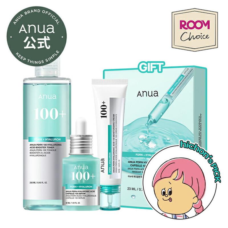 【ROOMコラボ】＼Anua公式✕hichon様／韓コス祭りクーポンで定価の46%OFF【PDRNコラボセット】 PDRN ヒアルロン酸 コラーゲン 美容液 セラム 弾力 保湿 水分 水光 トナー 化粧水 クリーム 乾燥肌 透明感 ハリ ツヤ肌 キメケア 肌バリア 美肌 スキンケア アヌア anua