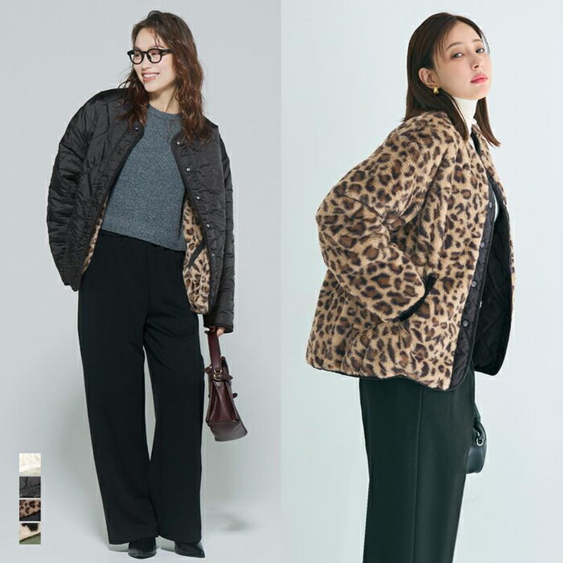 【B以外予約11/13頃発送】ウォッシャブル リバーシブルキルティングブルゾン レディース 送料無料/メール便不可 coca コカ